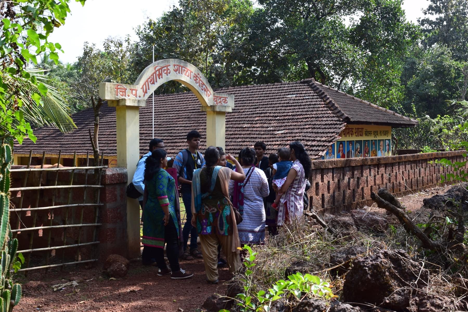 Anantrao Pawar College of Architecture Pune Village settlement study at Adivare photo 1